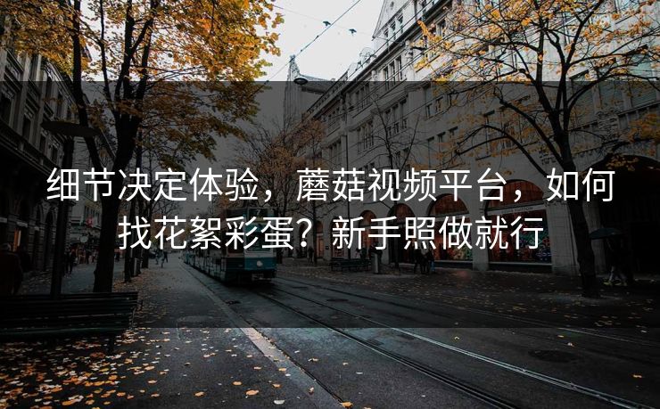 细节决定体验，蘑菇视频平台，如何找花絮彩蛋？新手照做就行